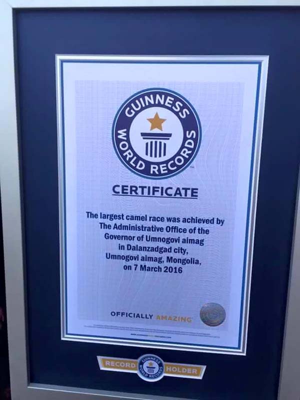 mongolia guinness records